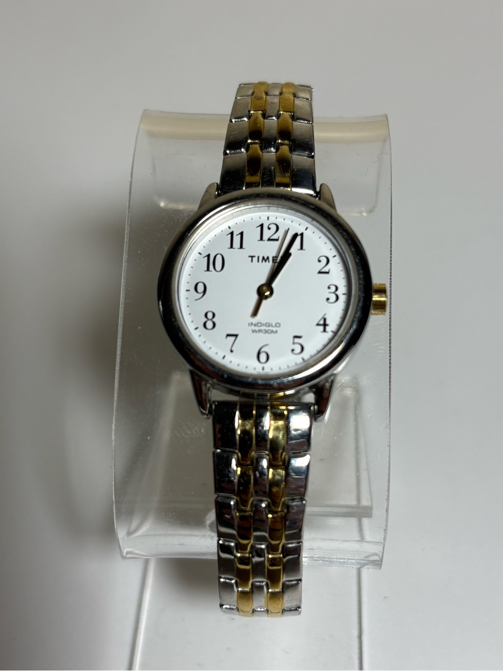 Timex T2P298 Two-Tone Silver and Gold Women's Bracelet Watch